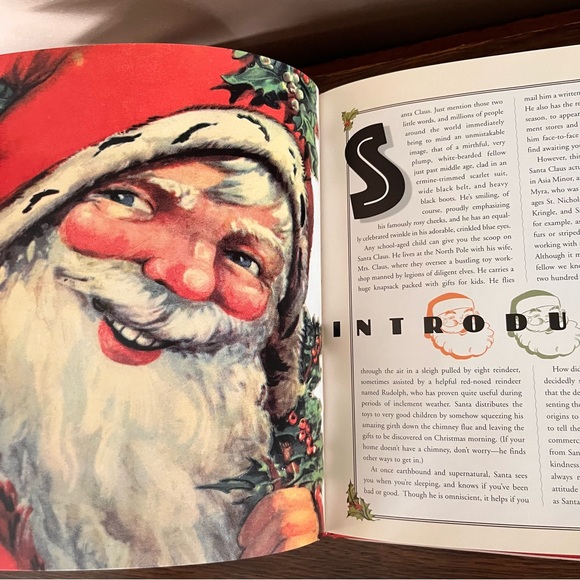 SANTA Hardcover Book, Kathleen Paton Collectible Christmas Poetry Illustrations - Picture 6 of 16